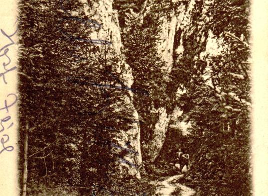 část Suchého žlebu - dobový pohled