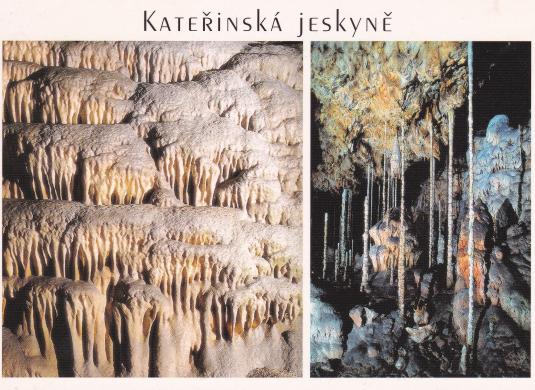 Kateřinská jeskyně - pohlednice