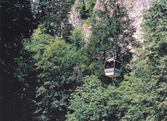 10 let lanové dráhy Macocha - pohlednice