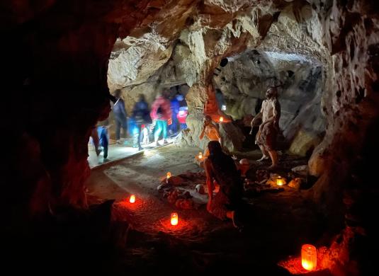 Halloween postrašil v Mladečských jeskyních 26.-27. října 2024