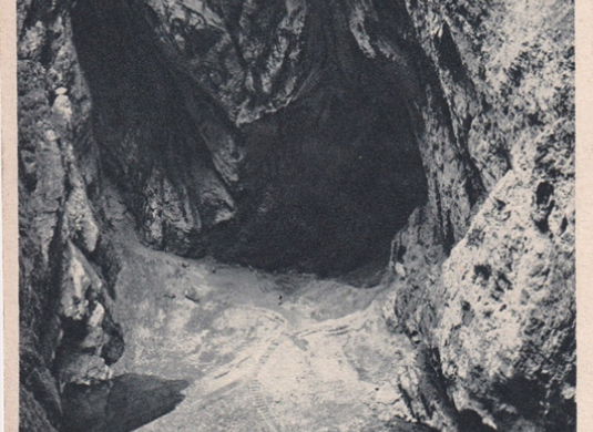 „Pekelný jícen“, Punkva a obě jezírka na dně propasti Macochy (nedatováno)