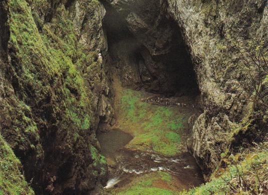 Moravský kras-Pohled do propasti (nedatováno)