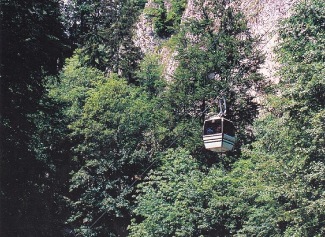 10 let lanové dráhy Macocha - pohlednice