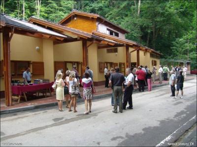 stavba nové provozní budovy Kateřinské jeskyně
