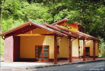 stavba nové provozní budovy Kateřinské jeskyně