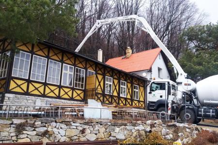 rekonstrukce budovy Jeskyně Na Špičáku