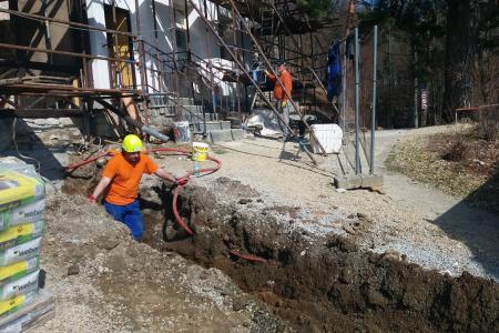 rekonstrukce budovy Jeskyně Na Špičáku