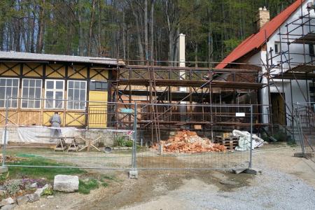rekonstrukce budovy Jeskyně Na Špičáku