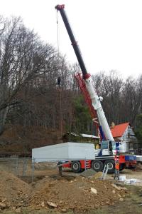 Jeskyně Na Špičáku -  stavba sociálních zařízení