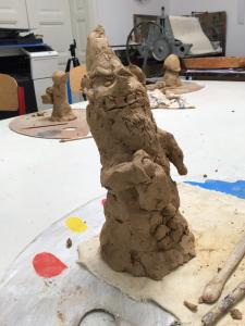 Skřítkové pro JNŠ z dílny ZUŠ Jeseník