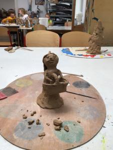 Skřítkové pro JNŠ z dílny ZUŠ Jeseník