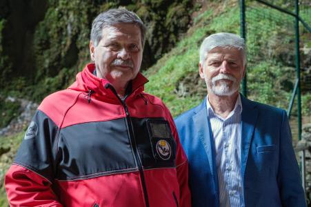 Návštěva prezidenta Petra Pavla v Punkevních jeskyních, 26. 9. 2023