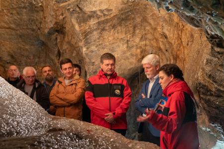 Návštěva prezidenta Petra Pavla v Punkevních jeskyních, 26. 9. 2023