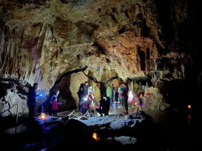 Halloween postrašil v Mladečských jeskyních 26.-27. října 2024