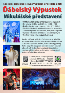 Ďábelský Výpustek 2024 - speciální Mikulášská prohlídka s hraným představením pro děti