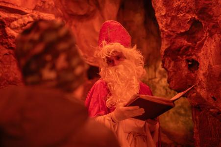 Mikuláš s partičkou v Mladečských jeskyních, 5. 12. 2024