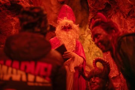 Mikuláš s partičkou v Mladečských jeskyních, 5. 12. 2024