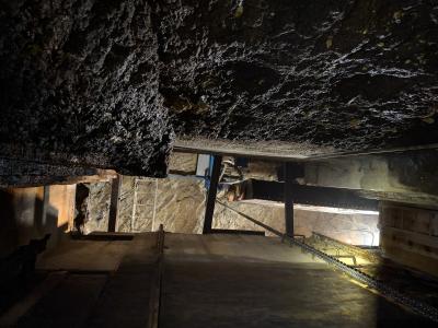 Oprava škod v Punkevních jeskyních po povodních, únor 2025 
