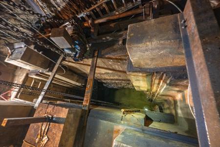 Oprava škod v Punkevních jeskyních po povodních, únor 2025 