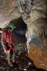 Oprava škod v Punkevních jeskyních po povodních, únor 2025 