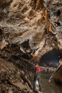 Oprava škod v Punkevních jeskyních po povodních, únor 2025 