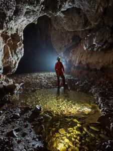 Oprava škod v Punkevních jeskyních po povodních, únor 2025 