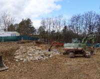 Koněpruské jeskyně - stavba Domu přírody Českého krasu