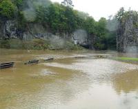 Povodeň u Sloupsko-šošůvských jeskyní, říjen 2020