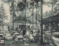 Restaurace na Macoše (1926). Nakl. Jos. Racek, restauratér na Macoše. 