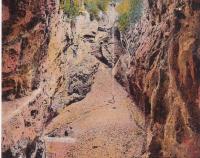 Vnitřek propasti Macochy (nedatováno)