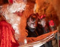 Mikuláš s partičkou v Mladečských jeskyních, 5. 12. 2024