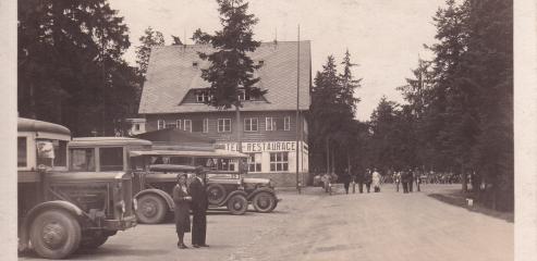 Turist. Chata na Macoše KČsT 1936